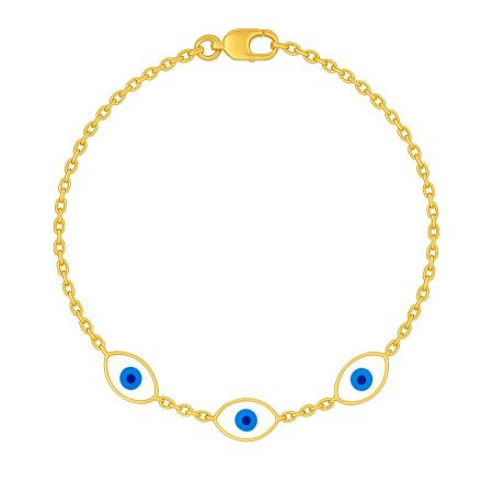 18K Gold Plated Classic Evil Eye Tennis Bracelet